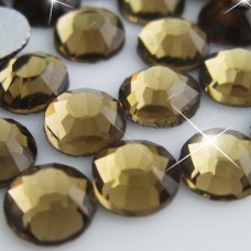 Klijais klijuojami kristalai „Smoked Topaz“ SS12